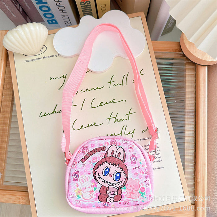 Wholesale Cloth Crossbody Bag Semicircle Shoulder Bag Children' s Small Backpack Shoulder Bag  Capybara Crossbody Bag