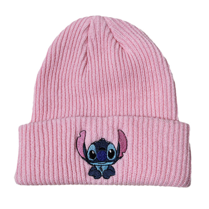 Wholesale Cartoon Embroidery Acrylic Warm Knitted Wool Hat JDC-FH-BoD014