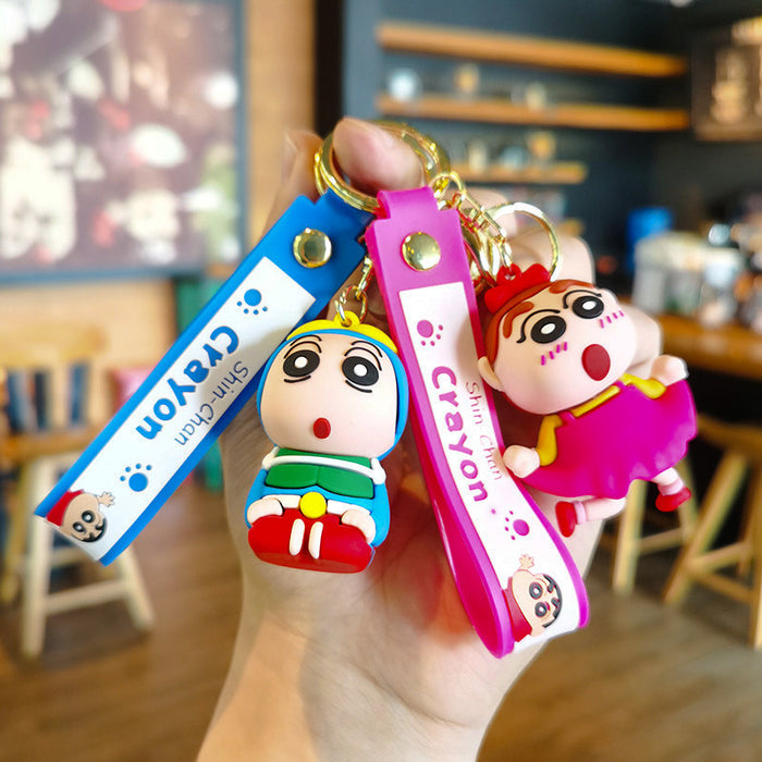 Wholesale Cartoon Doll Silicone Keychain JDC-KC-Tingm272