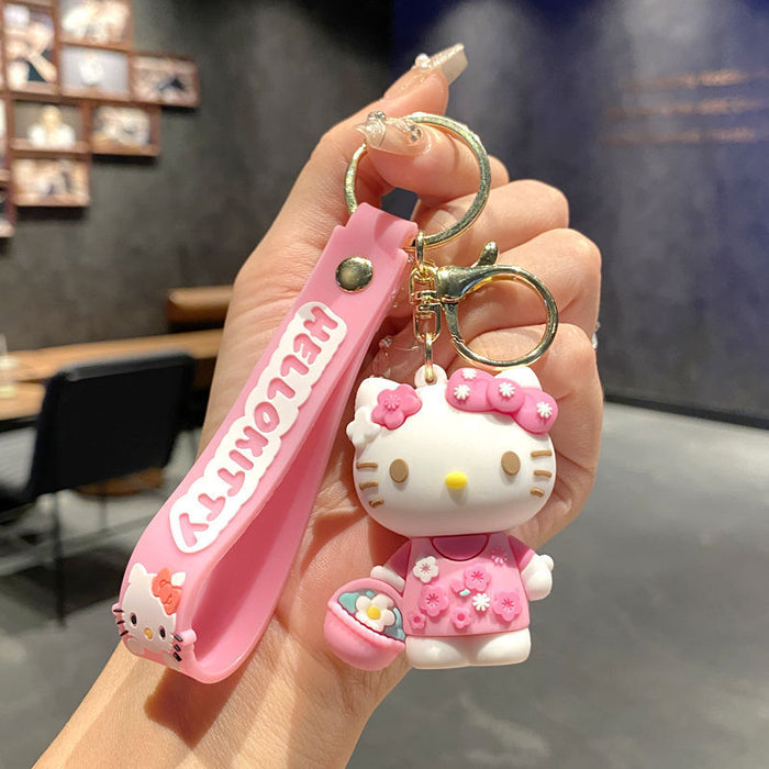 Wholesale Sports Surfboard Cute Cartoon PVC Keychain Bag Charm MOQ≥2