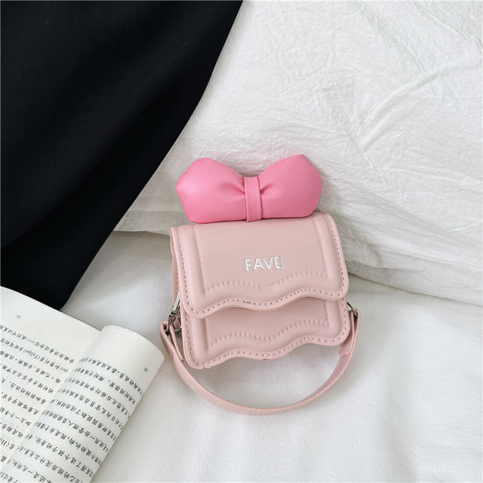 Wholesale Children's bag new cute bow mini square bag high-grade chain girls' hand bag messenger bag