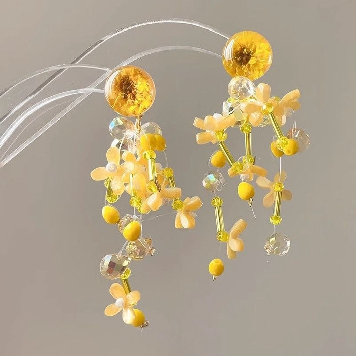 Wholesale Mori Osmanthus Earrings Women's Earrings Niche Sweet Personality Earrings