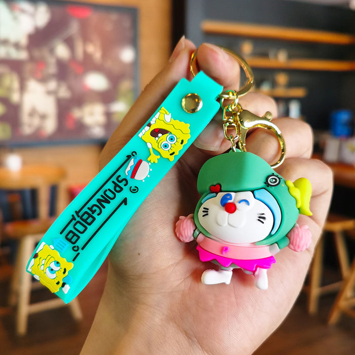 Wholesale Cartoon Doll Silicone Keychain JDC-KC-Tingm234