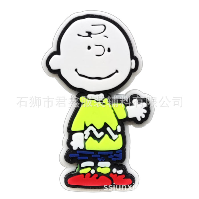 Wholesale 50pcs hole shoes soft rubber decorative buckle shoe accessories