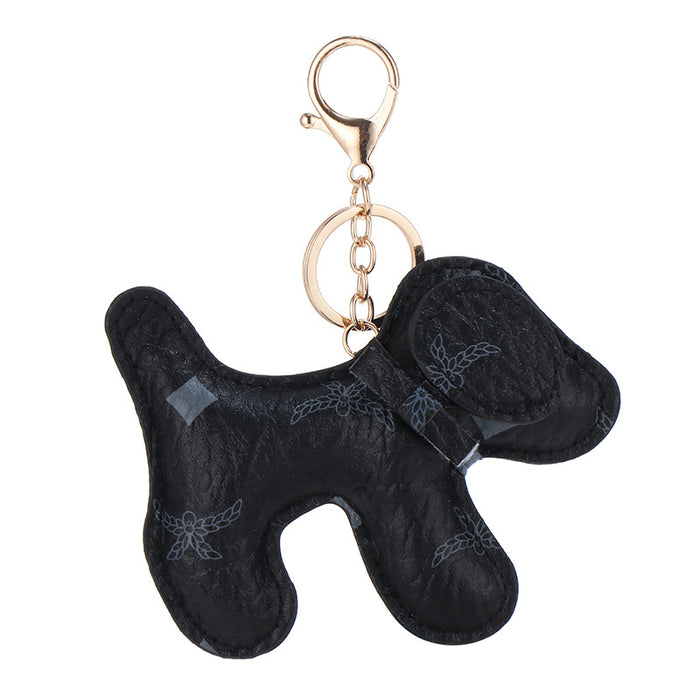 Wholesale Creative keychain leather pendant imitation leather keychain