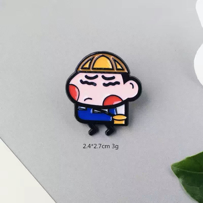 Wholesale Cute Cartoon Brooches Creative Metal Decorations Accessories Clothing Pendants Jewelry