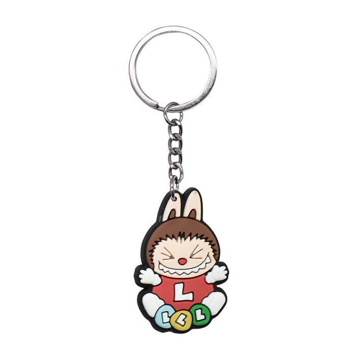 Wholesale Cartoon Pvc Key Chain Small Gifts Cute Key Ring DIY School Bag Pendant Key Chain