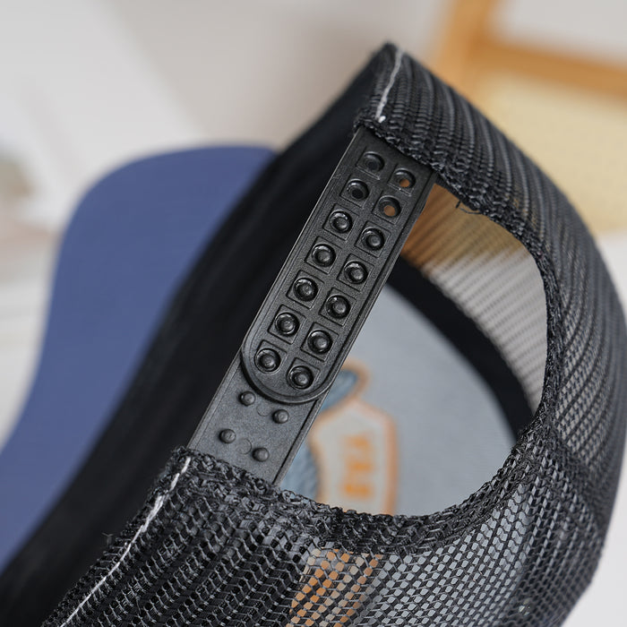 Wholesale 5-Piece Hat Pure Cotton Embroidered Baseball Cap Breathable Fishing Sun Hat Mesh Cap