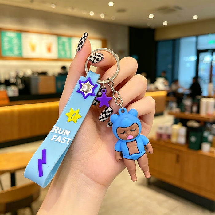 Wholesale 2pcs Cartoon Cute Doll Keychain Accessories Pendant