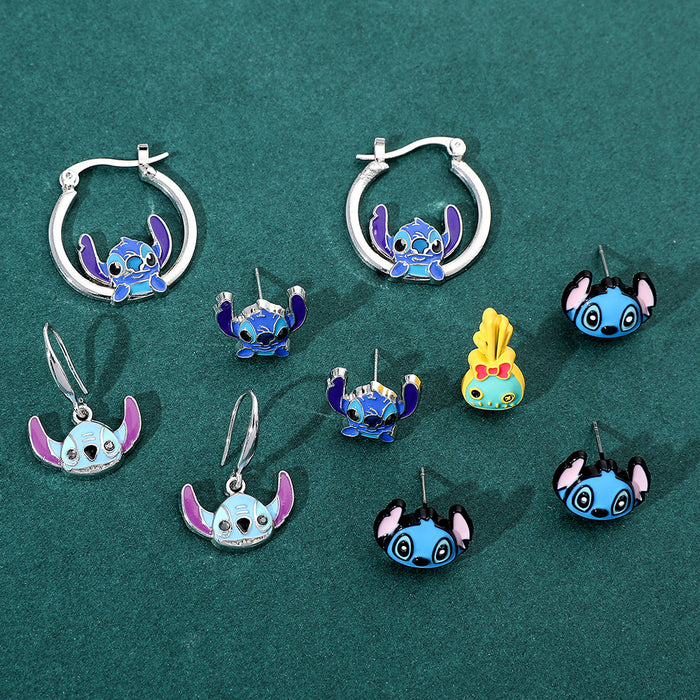 Wholesale Cartoon cute earrings studs ear accessories
