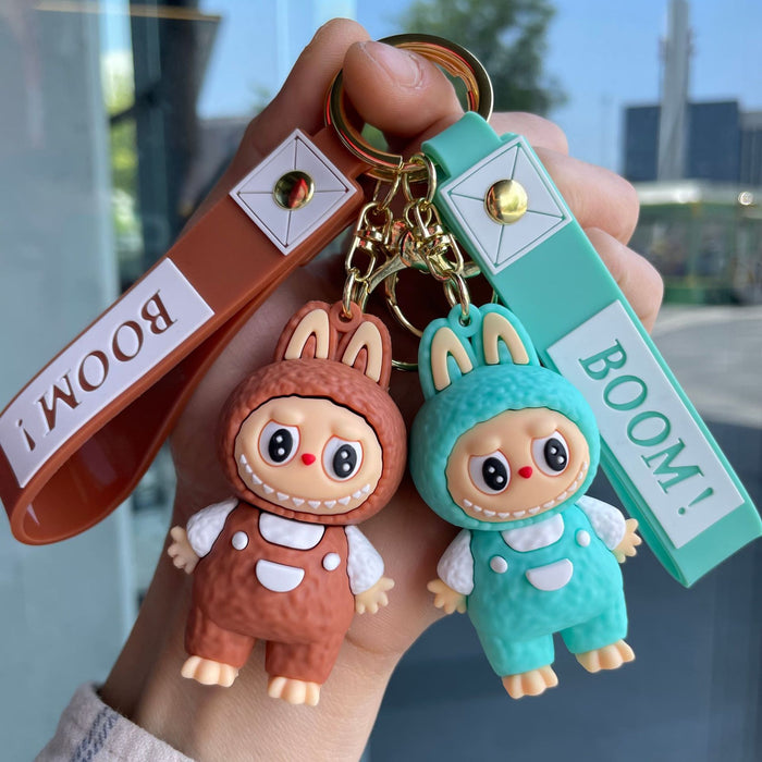 Wholesale Plush Keychain Couple Cute Pendant Bag Car Keychain Small Gift