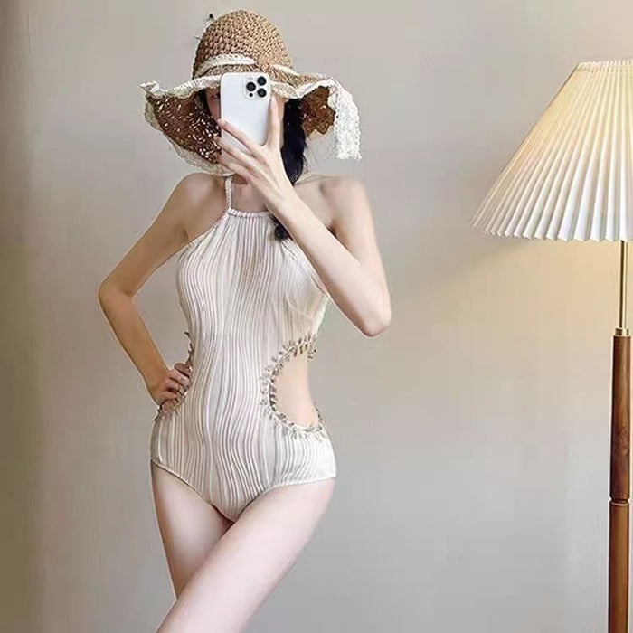 Wholesale Swimsuit one-piece high-end and sexy hot spring vacation swimsuit