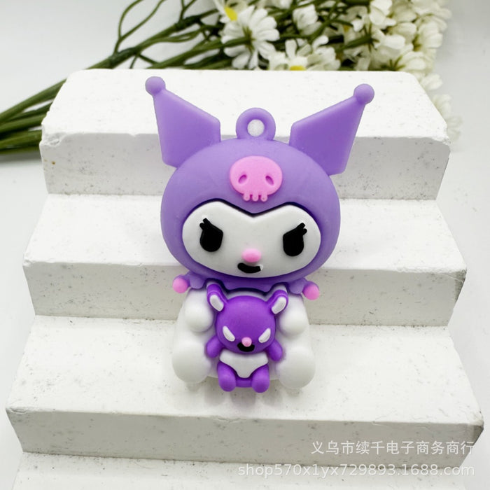 Wholesale Cartoon keychain, car keychain, blind box, doll accessories, exquisite