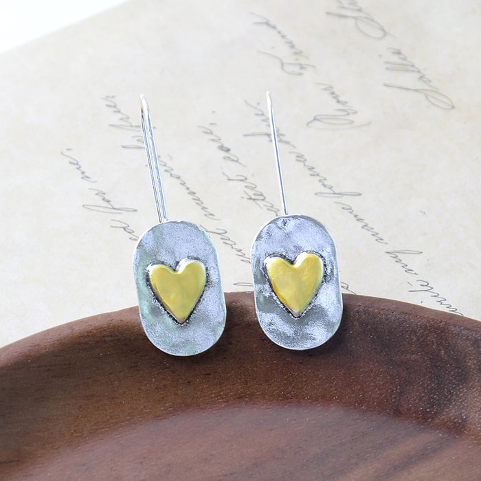 Wholesale Fashionable romantic love retro earrings exquisite high-end temperament versatile earrings accessories for women