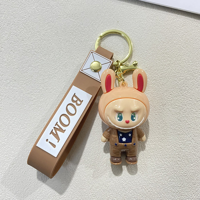 Wholesale Creative Cartoon Cute Soft Rubber Doll Keychain