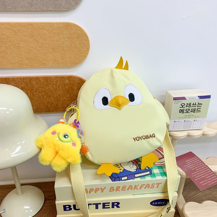 Wholesale  Penguin Cartoon Small School Bag Female Canvas Crossbody Bag Female