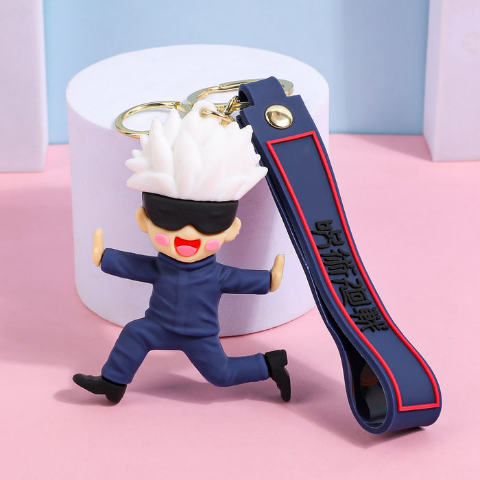 Wholesale pvc Doll Silicone Keychain Cute Keychain