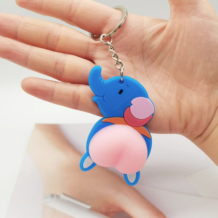 Wholesale PVC Butt Doll Keychain JDC-KC-XiangY066