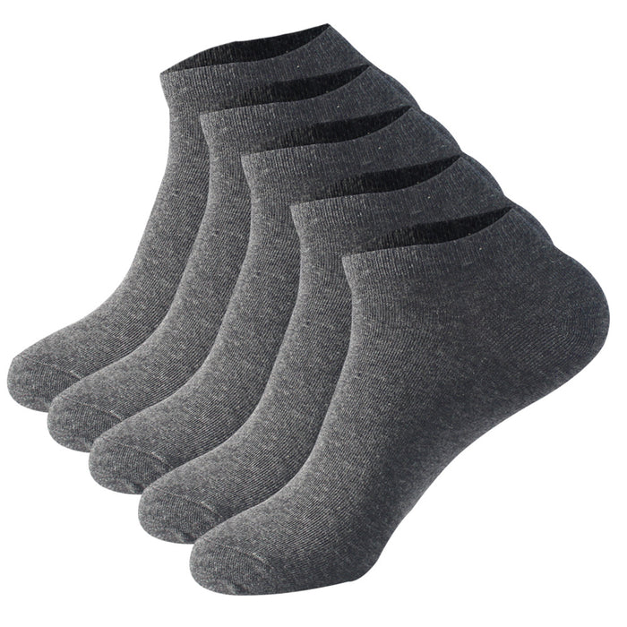 Wholesale Extra Large Ship Socks Thin Solid Color Short Socks Sweat Absorbing Cotton Socks