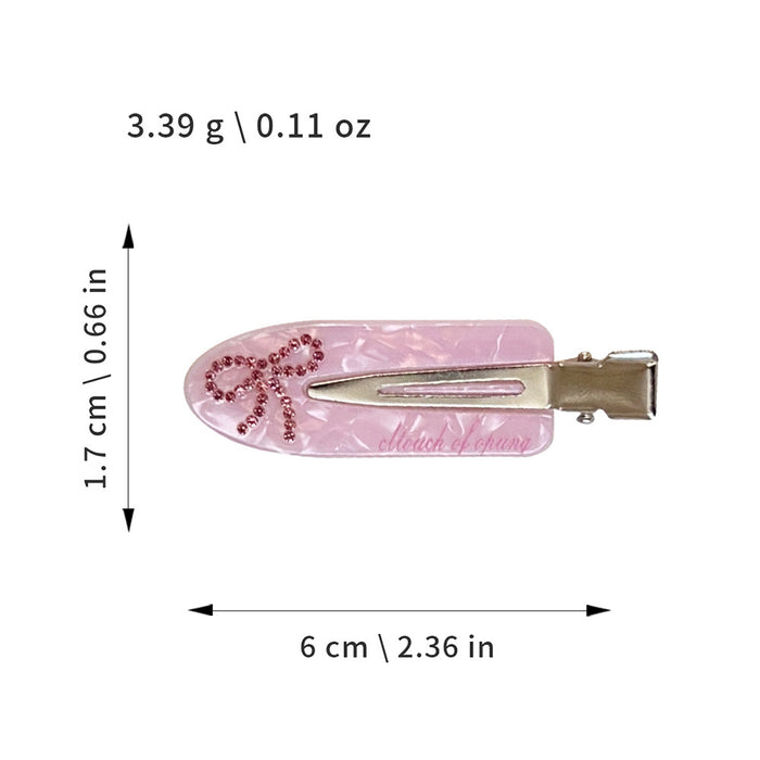Wholesale Plastic Invisible Hair Clip Purple Floral Pattern for Everyday Styling Hair Accessory