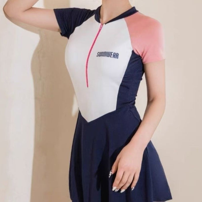 Wholesale New professional swimsuit for hot spring one-piece swimsuit