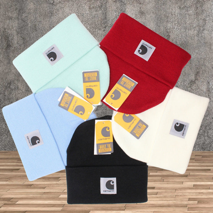 Wholesale Solid color simple woolen hat ski hat