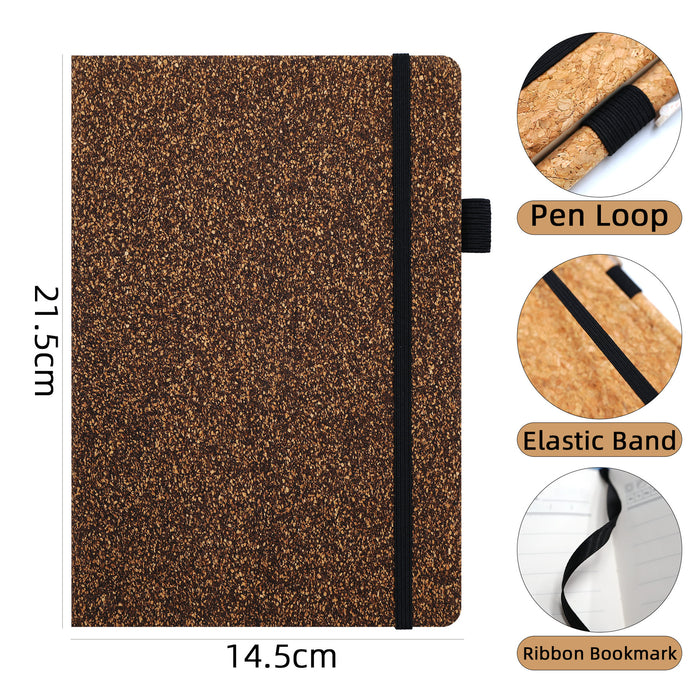 Wholesale Little Fresh A5 Cork Notebook with Acid-Free Paper
