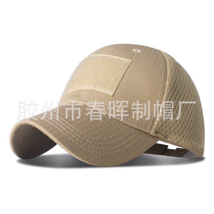 Wholesale New camouflage baseball cap, military fan sun hat, grid duckbill cap, python patterned military training cap