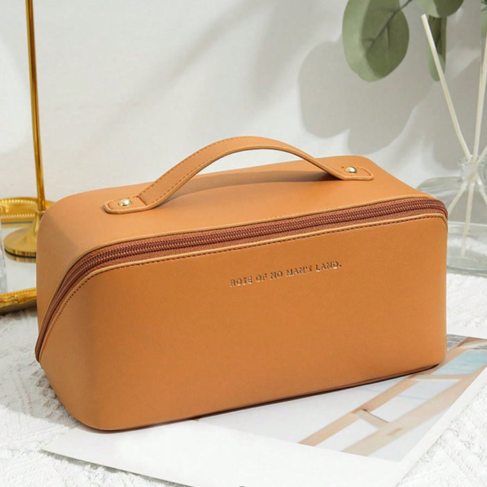 Wholesale Fashionable PU Pillow Bag, Portable Travel Storage Bag, Large Capacity Toilet Bag, Hand Enhancement Makeup Bag