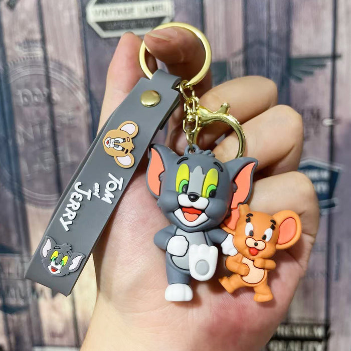 Wholesale Skateboard Key Chain Cartoon Doll School Bag Pendant Cute Pendant Small Gift