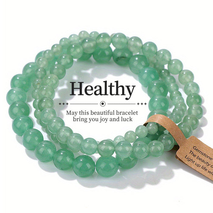 Wholesale Agate Turquoise Beaded Bracelet Retro Colorful Stone Bracelet Jewelry