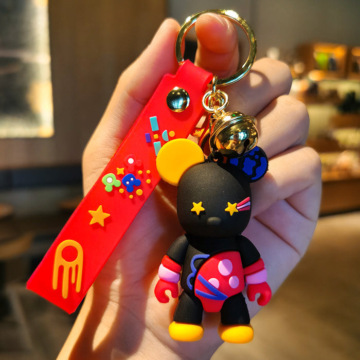 Wholesale Cartoon Doll 3D Rubber Keychain JDC-KC-Tingm058