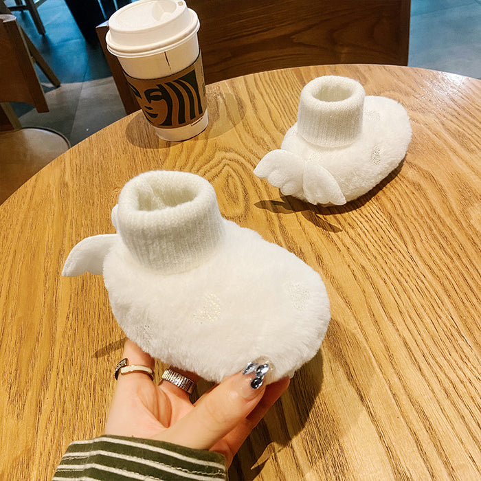 Wholesale Baby shoes and socks in autumn and winter warm soft soles