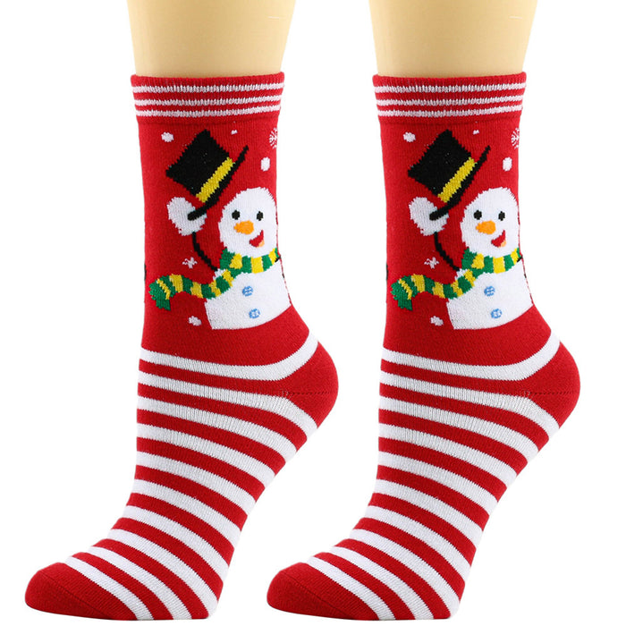 Wholesale Christmas Elk Cotton Socks JDC-SK-XQ042