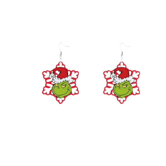 Wholesale Christmas Acrylic Creative Earrings