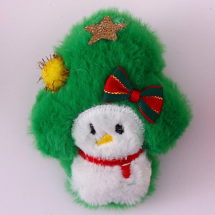 Wholesale Christmas Brooch Cute Plush Christmas Accessories Cartoon Pin Decorations Clothing Accessories