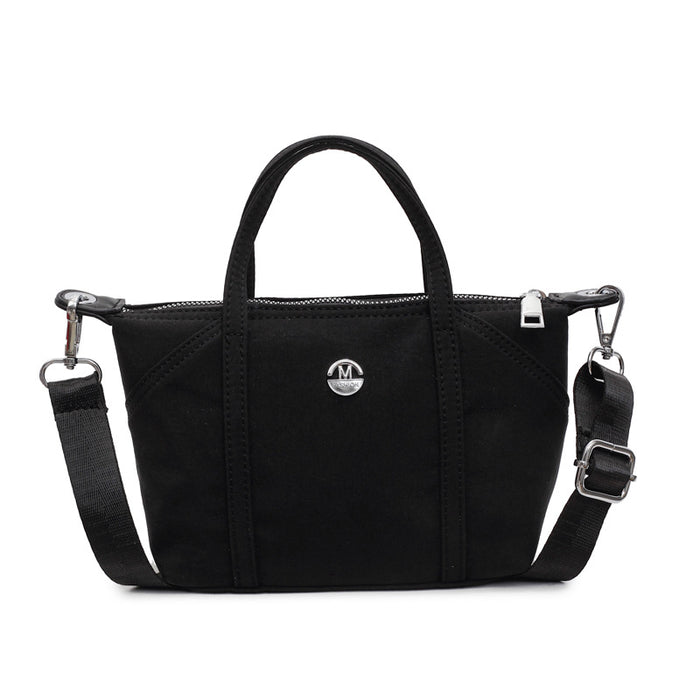 Wholesale Pure Color Dumpling Bag Nylon Canvas Bag Casual Shoulder Bag