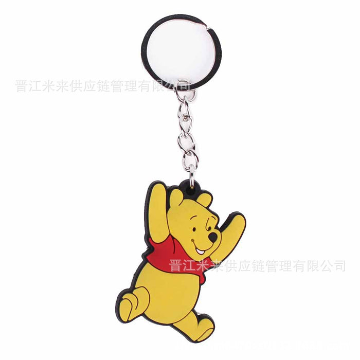 Wholesale PVC 10-pack Cartoon Animal Keychains JDC-KC-MiLai005