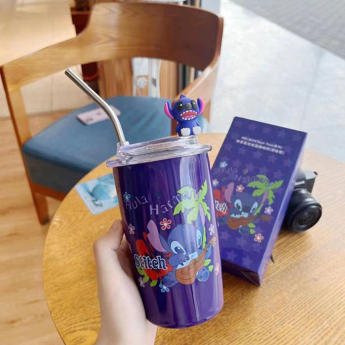 Wholesale Bear Thermos Cup Straw Cup Water Cup Coffee Cup Office Cup