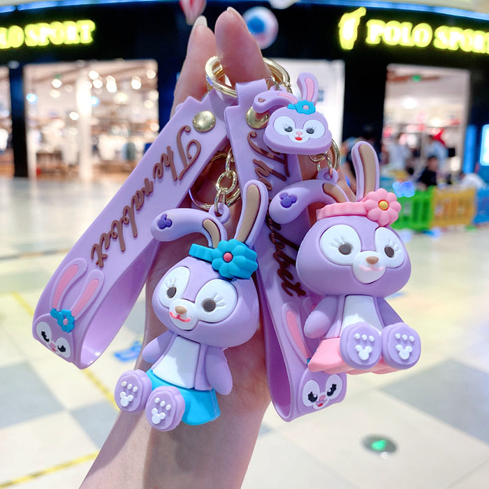 Wholesale Cartoon Rabbit Doll Car  Bag Hanging Keychain