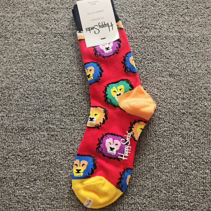 Wholesale Mid-tube Socks Animal Cat All-match Women's Socks JDC-SK-Bingao005