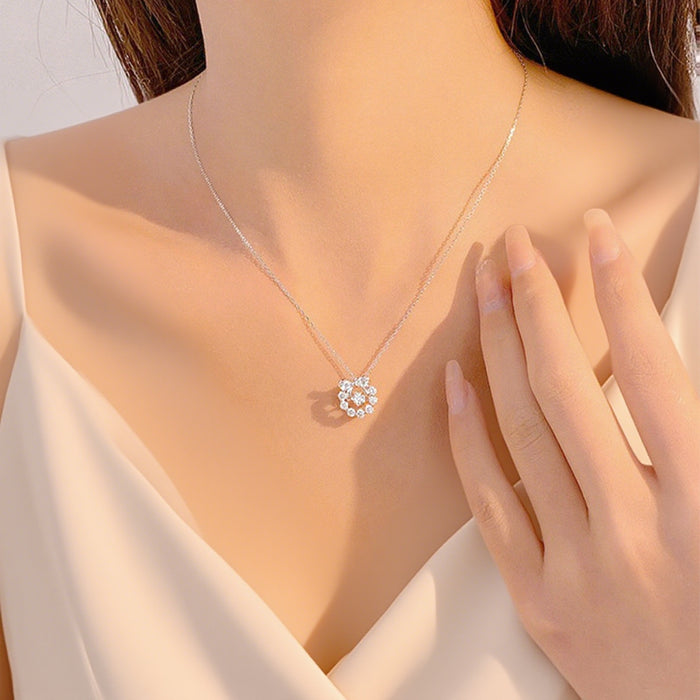 Wholesale 2pcs Luxury Versatile Heart Clavicle Chain
