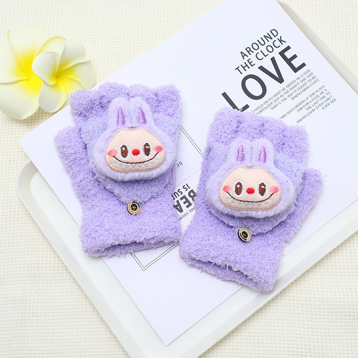 Wholesale Cartoon children' s cotton gloves