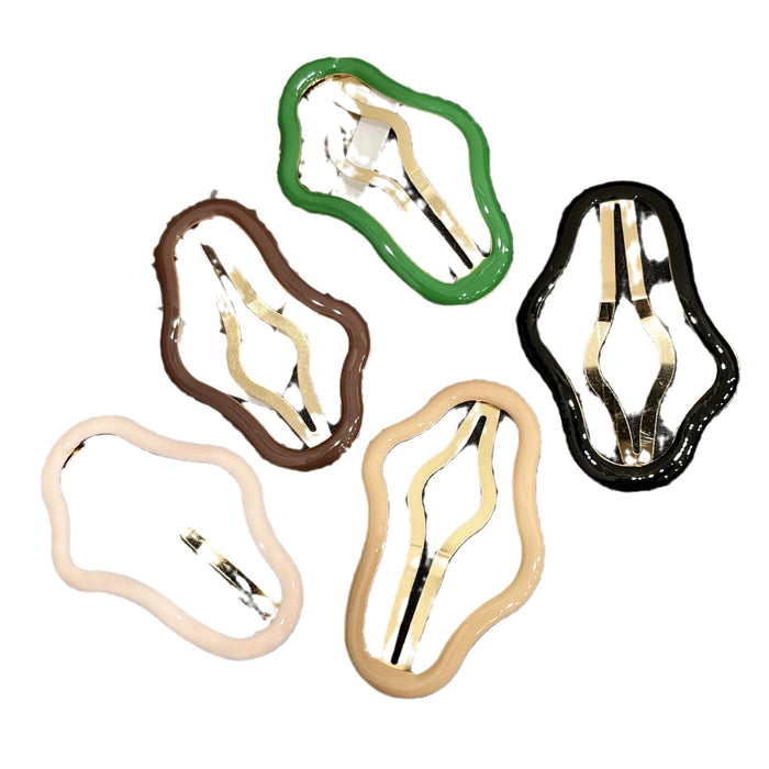 Wholesale Cloud-shaped Hollow-out Clip Side Clip Hair Clip Headwear Back of Head