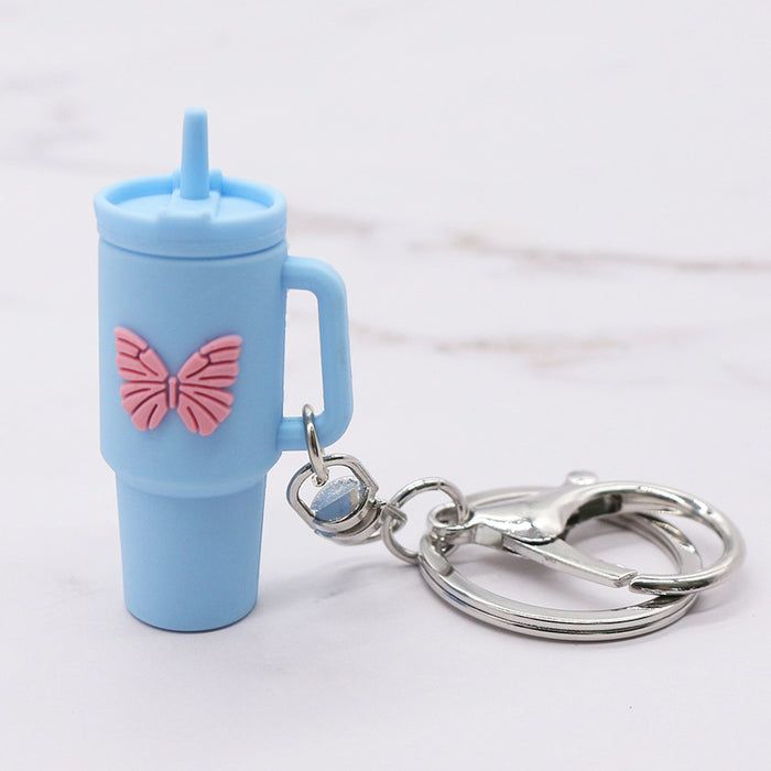 Wholesale Keychain Pendant Ice Bully Cup Key Chain Water Cup Decoration Accessories
