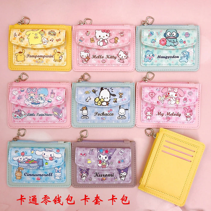 Wholesale PU Cartoon Casual Multi-card Slot Three-layer Wallet JDC-WT-YaLL009