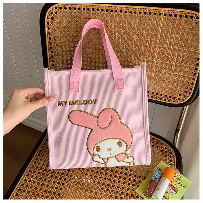 Wholesale Corduroy Cartoon Handy Cosmetic bag JDC-CB-Lihong001