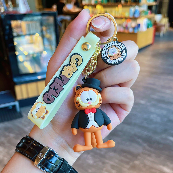 Wholesale Cartoon Cowboy Keychain Cross-Dressing Doll Couple Bag Pendant Boutique Student School Bag Pendant