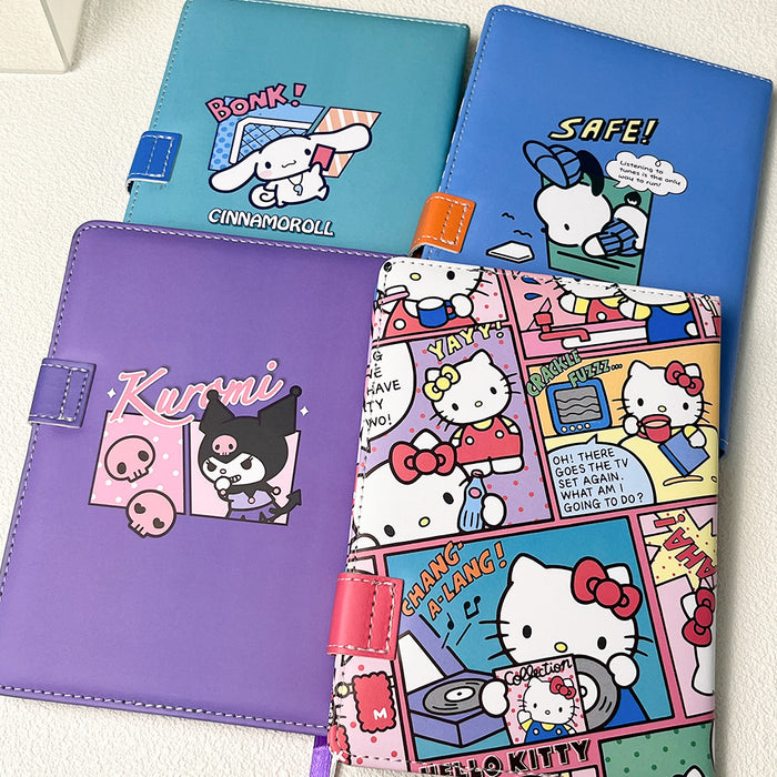 Wholesale 5pcs Magnetic Notebook Cute Cartoon Journal Student Notepad Hard Cover