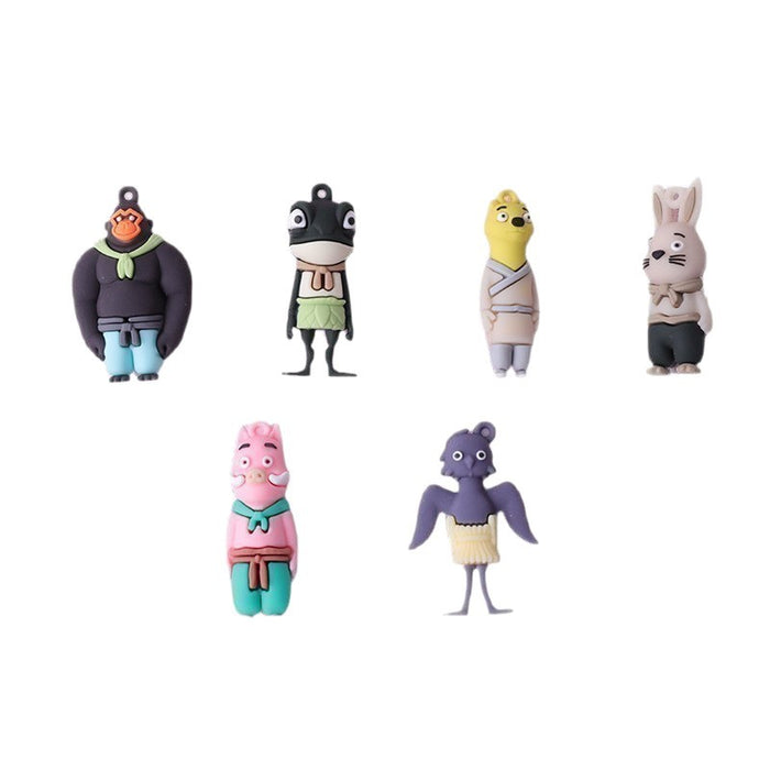 Wholesale Soft Rubber Doll Car Pendant Keychain